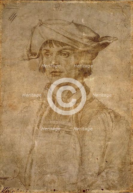 Portrait of Lucas van Leyden, 1521. Creator: Dürer, Albrecht (1471-1528).