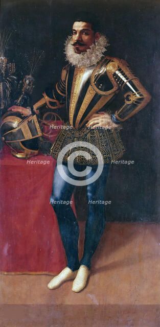 Portrait of Lucio Foppa, ca. 1587-1596. Creator: Figino, Giovanni Ambrogio (1548-1608).