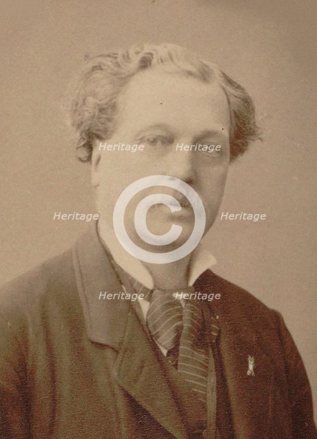 Portrait of Lucien Petipa (1815-1898), c. 1870. Creator: Photo studio Philippon.