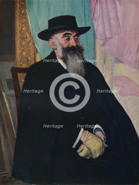 'Portrait of Lucien Pissarro, Esq', 1920. Artist: William Strang.