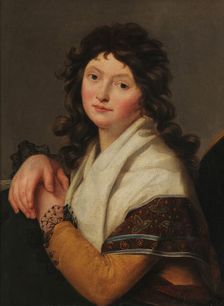 Portrait of Lucile Desmoulins, nee Duplessis (1770-1794), 1791. Creator: Regnault, Jean-Baptiste (1754-1829)