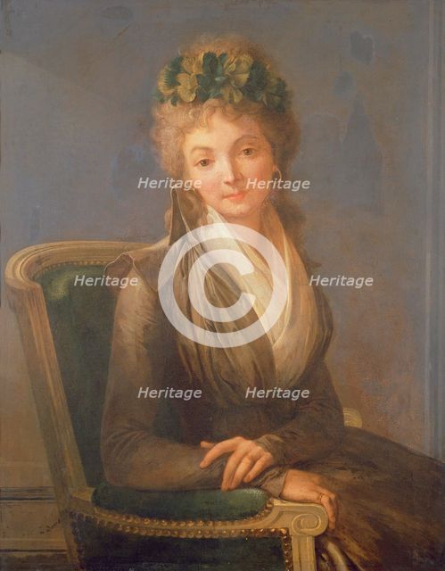 Portrait of Lucile Desmoulins, nee Duplessis (1770-1794), 1794. Artist: Boilly, Louis-Léopold (1761-1845)