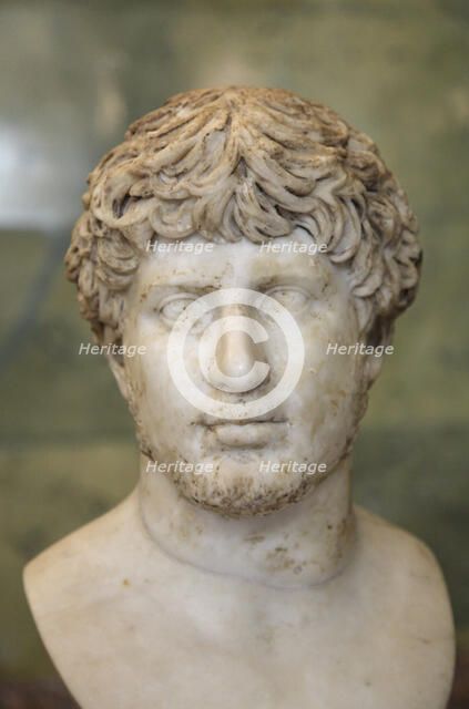 Portrait of Lucius Verus, mid third quarter of 2nd century. Artist: Unknown