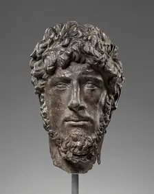 Portrait of Lucius Verus, A.D. 160-170. Creator: Unknown