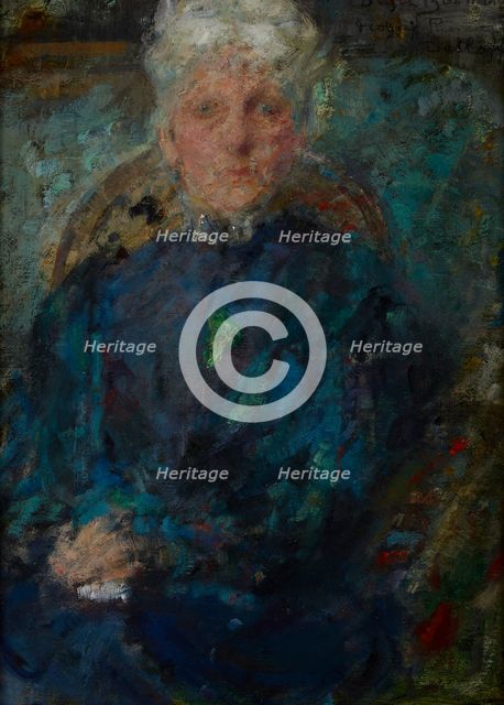 Portrait of Lucja Detloff, 1917. Creator: Olga Boznanska.