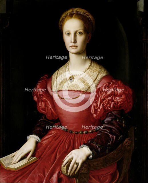 Portrait of Lucrezia Panciatichi , c.1540. Creator: Bronzino, Agnolo (1503-1572).