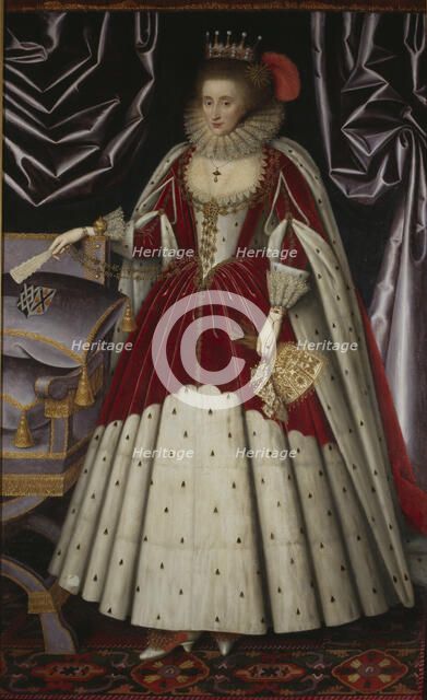 Portrait of Lucy Russell, Countess of Bedford (1580-1627), née Harington, 1600s.
