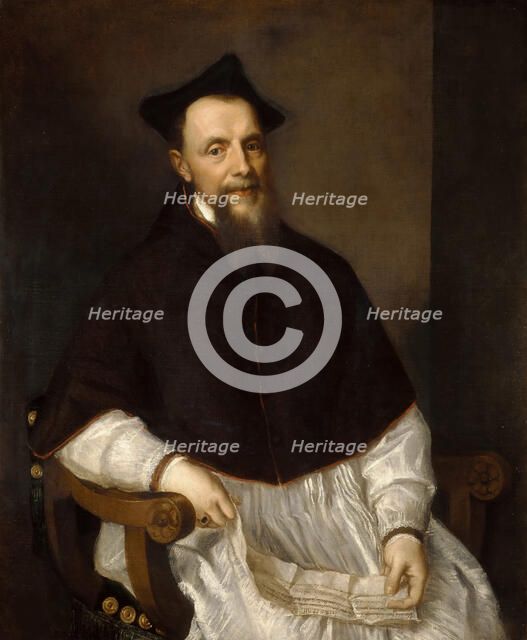 Portrait of Ludovico Beccadelli (1501-1572), Bishop of Bologna, 1552.