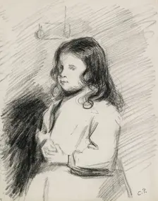 Portrait of Ludovic-Rodo Pissarro (1878-1952), c1883-1884. Artist: Camille Pissarro