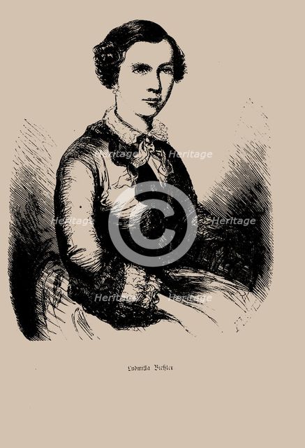 Portrait of Ludmilla Biehler (1834-1890), 1850.