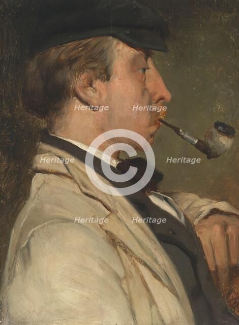 Portrait of Ludwig Casimir ('Louis') Sierig (1834-1919), Painter, 1858. Creator: Matthijs Maris.