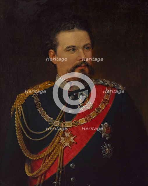 Portrait of Ludwig II of Bavaria (1845-1886), 1883.