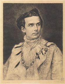 Portrait of Ludwig II of Bavaria (1845-1886)