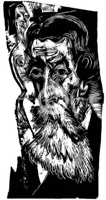 Portrait of Ludwig Schames, 1917.