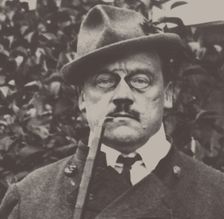 Portrait of Ludwig Thoma (1867-1921), 1910s. Creator: Anonymous