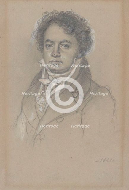 Portrait of Ludwig van Beethoven (1770-1827), 1821.