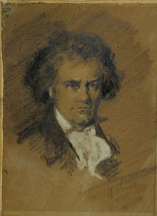 Portrait of Ludwig van Beethoven (1770-1827)