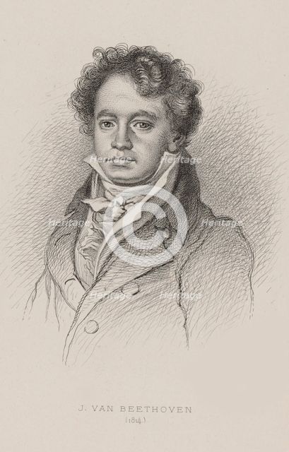 Portrait of Ludwig van Beethoven (1770-1827), ca 1820.