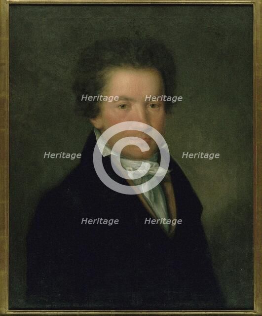 Portrait of Ludwig van Beethoven, 1815. Creator: Maehler, Willibrord Josef (1778-1860).