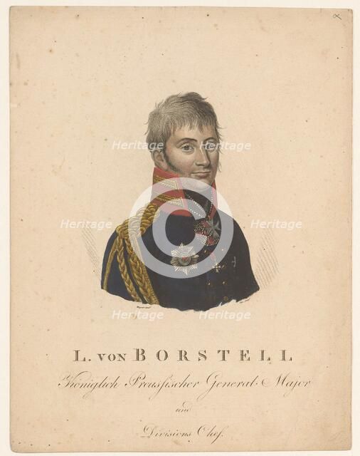 Portrait of Ludwig von Bastell, 1783-1844. Creator: Johann Friedrich August Clar.