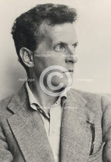 Portrait of Ludwig Wittgenstein (1889-1951), 1930. Creator: Nähr, Moritz (1859-1945).