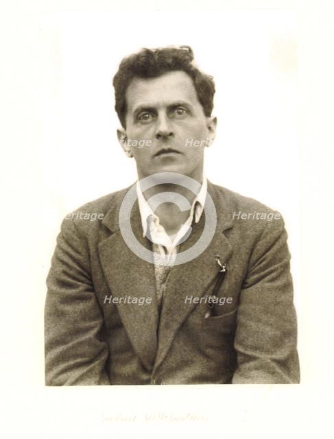 Portrait of Ludwig Wittgenstein (1889-1951), c1929. Creator: Nähr, Moritz (1859-1945).