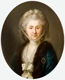 Portrait of Ludwika Zamoyska née Poniatowska, c1780. Creator: Marcello Bacciarelli
