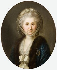 Portrait of Ludwika Zamoyska née Poniatowska, c1780. Creator: Marcello Bacciarelli