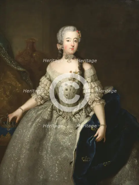 Portrait of Luisa Ulrika, early-mid 18th century. Creator: Antoine Pesne.