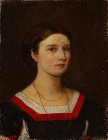 Portrait of Luise Bachofen-Burckhardt, 1865. Creator: Ernst Stuckelberg