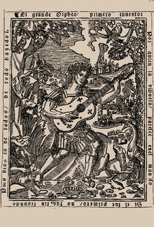 Portrait of Luis de Milán (1500-1561). From "El maestro" , 1536. Creator: Anonymous