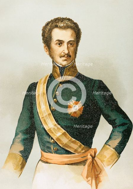 Portrait of Luis Fernández de Córdoba y Valcárcel (1798-1840), Spanish lieutenant general, 1893. Creator: Unknown.
