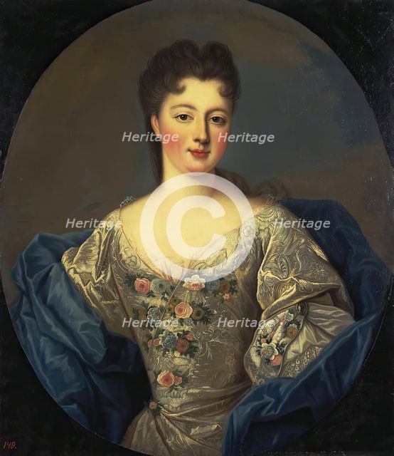 Portrait of Luiza Adelaida of Orleans, 1750. Creator: Pierre Gobert.