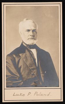Portrait of Luke Potter Poland (1815-1887), Before 1887. Creator: Unknown