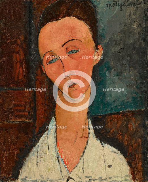 Portrait of Lunia Czechowska, c1917-1918. Creator: Modigliani, Amedeo (1884-1920).
