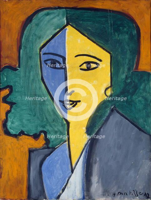 'Portrait of Lydia Delectorskaya', 1947.  Creator: Henri Matisse.
