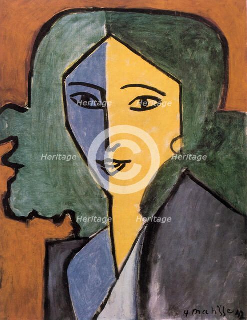 'Portrait of Lydia Delectorskaya, the Artist's Secretary', 1947. Creator: Henri Matisse.