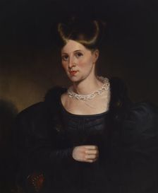 Portrait of Lydia Lloyd Murray, 1833. Creator: Alfred Jacob Miller