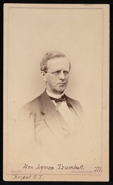 Portrait of Lyman Trumbull (1813-1896), Between 1862 and 1869. Creator: Brady's National Photographic Portrait Galleries
