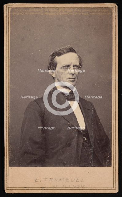 Portrait of Lyman Trumbull (1813-1896), Between 1864 and 1868. Creator: Brady's National Photographic Portrait Galleries.