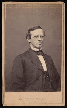 Portrait of Lyman Trumbull (1813-1896), Between 1864 and 1868. Creator: Brady's National Photographic Portrait Galleries