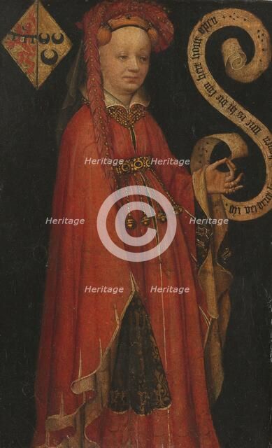 Portrait of Lysbeth van Duvenvoorde, c.1430. Creator: Anon.