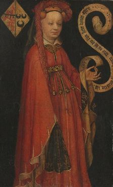 Portrait of Lysbeth van Duvenvoorde, c.1430. Creator: Anon