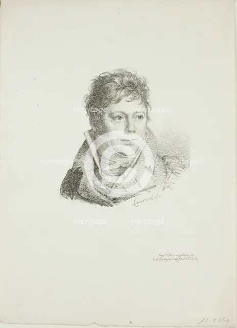 Portrait of M. Chenard, n.d. Creators: Jean Antoine Laurent, Charles-Philibert de Lasteyrie.