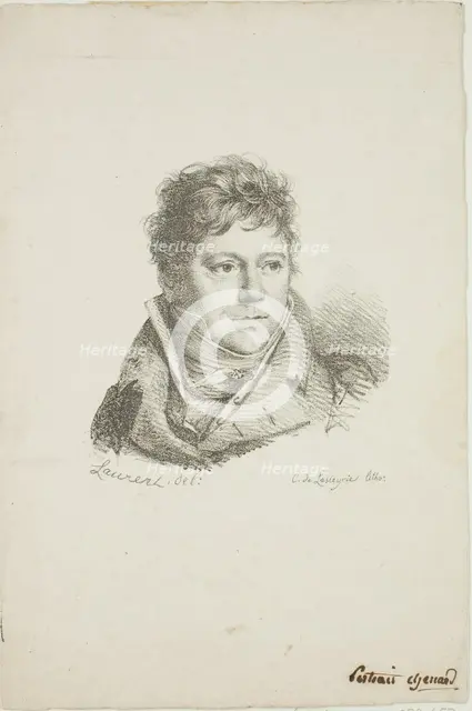 Portrait of M. Chenard, n.d. Creators: Jean Antoine Laurent, Charles-Philibert de Lasteyrie.
