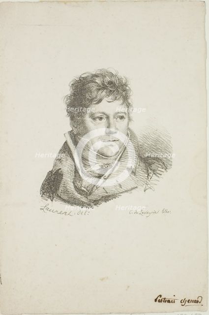 Portrait of M. Chenard, n.d. Creators: Jean Antoine Laurent, Charles-Philibert de Lasteyrie.