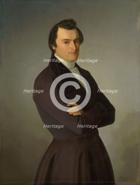 Portrait of M. M. Hodza, 1846. Creator: Jozef Bozetech Klemens.