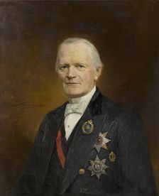 Portrait of M.N. Ostrovsky, Minister of the State Properties, 1895. Creator: Ernst von Liphart