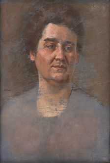 Portrait of M. Suleková, around 1910. Creator: Milan Thomka Mitrovsky
