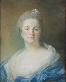 Portrait of Mme Michel de Grilleau, née Madeleine Françoise Seurrat de Bellevue, ca 1751